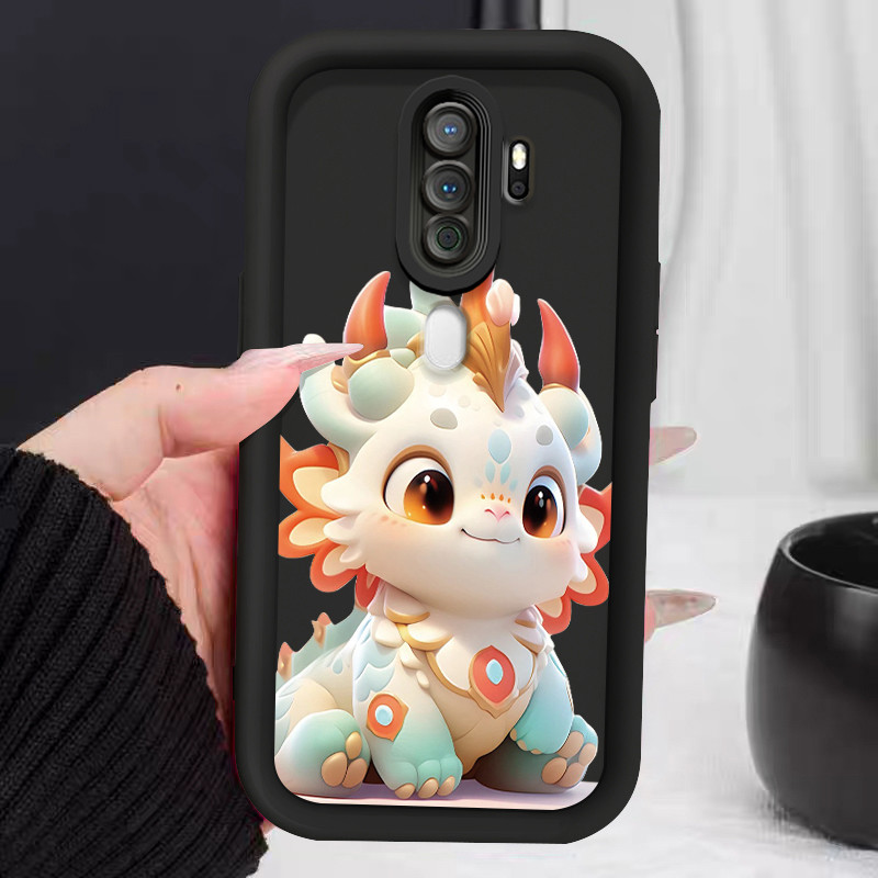 เคสสำหรับ OPPO A5 2020 A9 2020 เคสโทรศัพท์มังกรน่ารักซิลิโคนซอฟต์เชลล์กันกระแทก