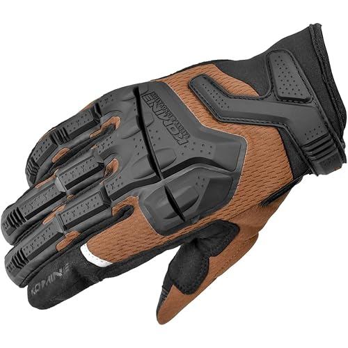 Komine Model 2025 Motorcycle 06-2475 GK-2475 Adventure Mesh Glove Brown/Black 2XL
