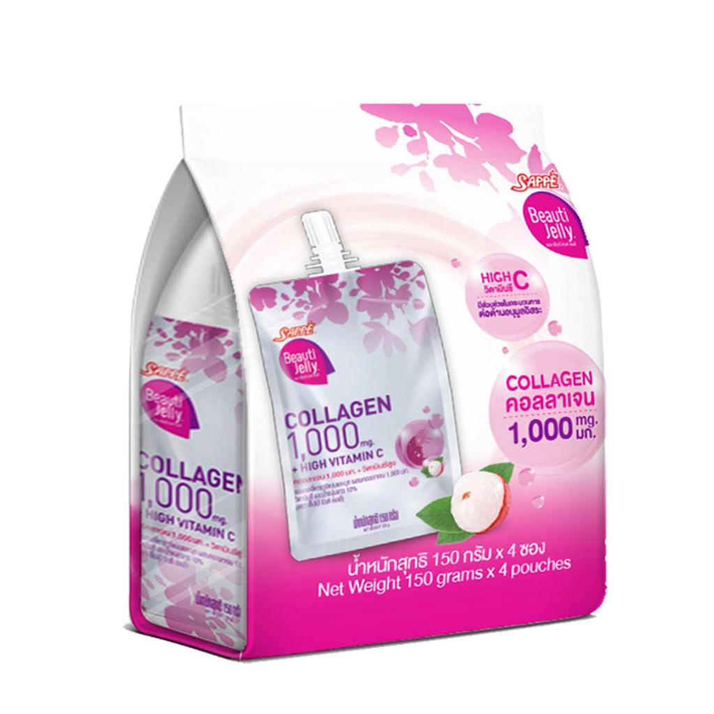 [สินค้าส่งด่วน] เซ็ปเป้ บิวติเจลลี่ คอลลาเจน 150 ก. แพ็ค 4