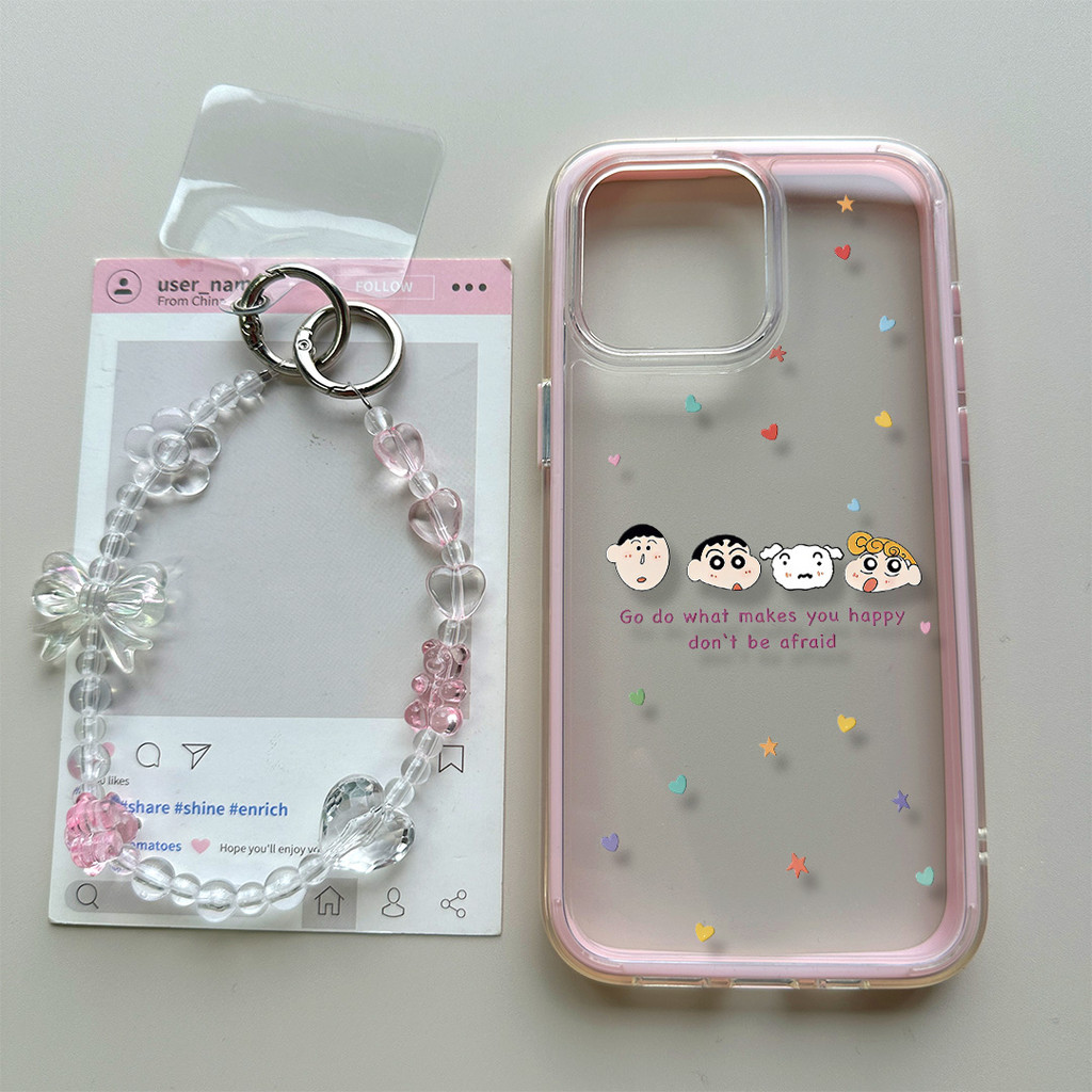 การ์ตูนชินจัง [Jbscasing93] เคสรักน่ารัก Hp Samsung A57 A06 4G A17 5G A27 Galaxy A07 A15 S23 A36 A55