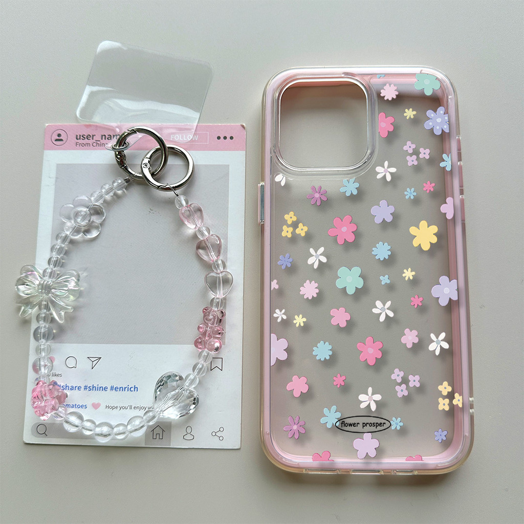 ดอกไม้สุนทรียศาสตร์ [เคส Infinite] Iphone 17 Pro Max 13 Pro Max Ip 15 Pro Ip 14 Plus Ip 12 11 16 Plu