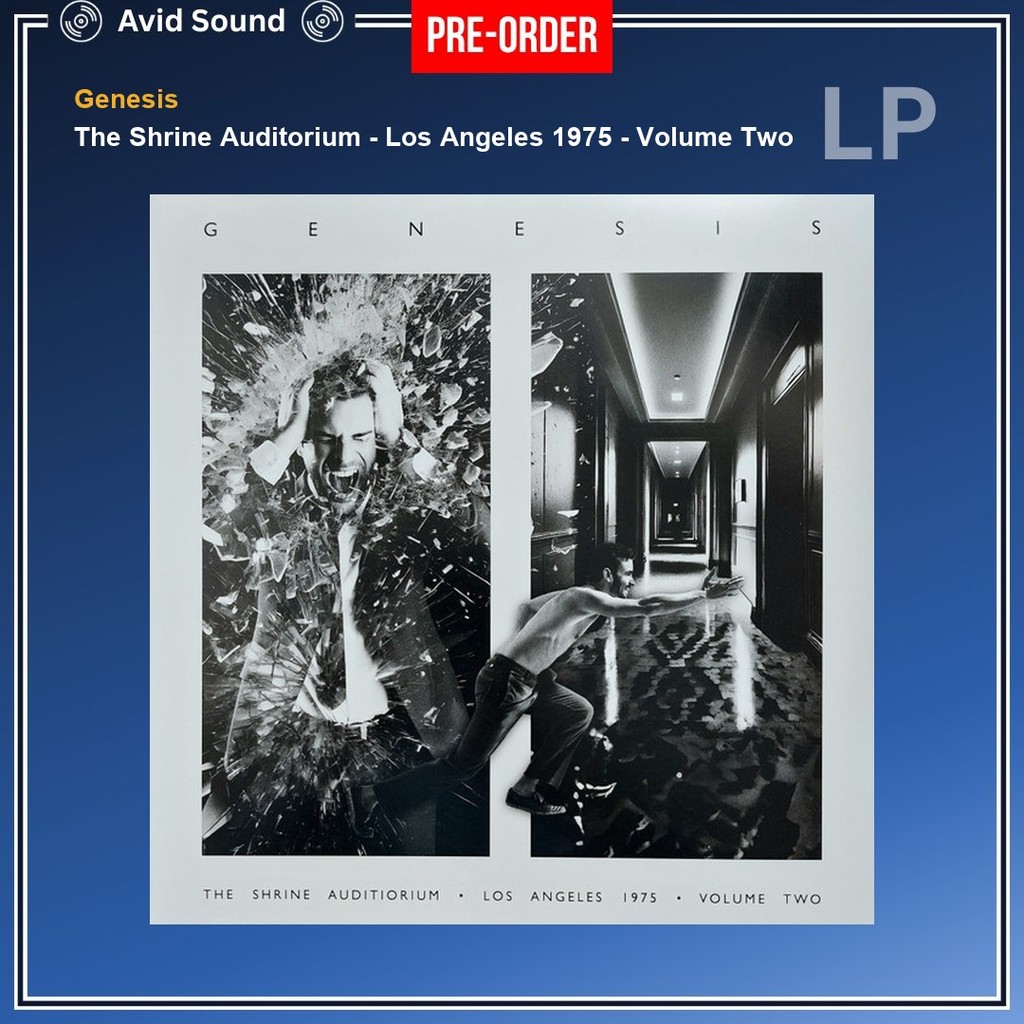 Pre-Order แผ่นเสียง Genesis The Shrine Auditorium - Los Angeles 1975 - Volume Two ใหม่ ซีล Genesis V