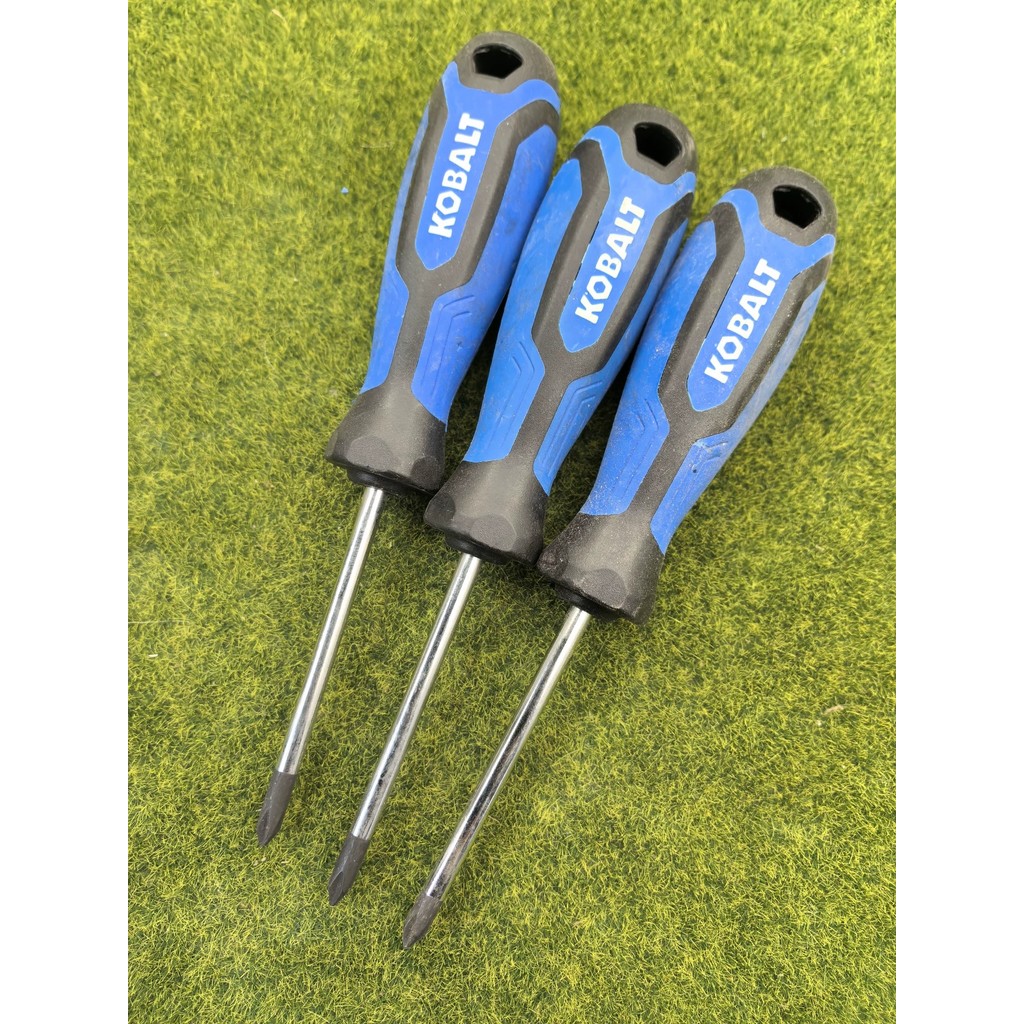 Kobalt ไขควงแฉก PH1x75mm หัวแม่เหล็กดูดน็อต ด้ามจับกระชับมือ ขันแน่นไม่รูด อุปกรณ์ช่าง เครื่องมือช่าง ซ่อมบ้าน 🇺🇸