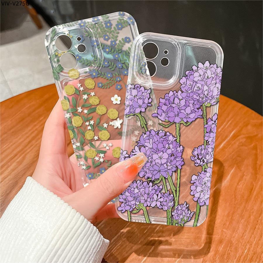 โปร่งใส เคส For VIVO V60 V50 V30 V29 V29E V27 Pro Lite 4G 5G Phone Case เคสวีโว่ เคสนิ่ม Silicone เคสซิลิโคน TKK