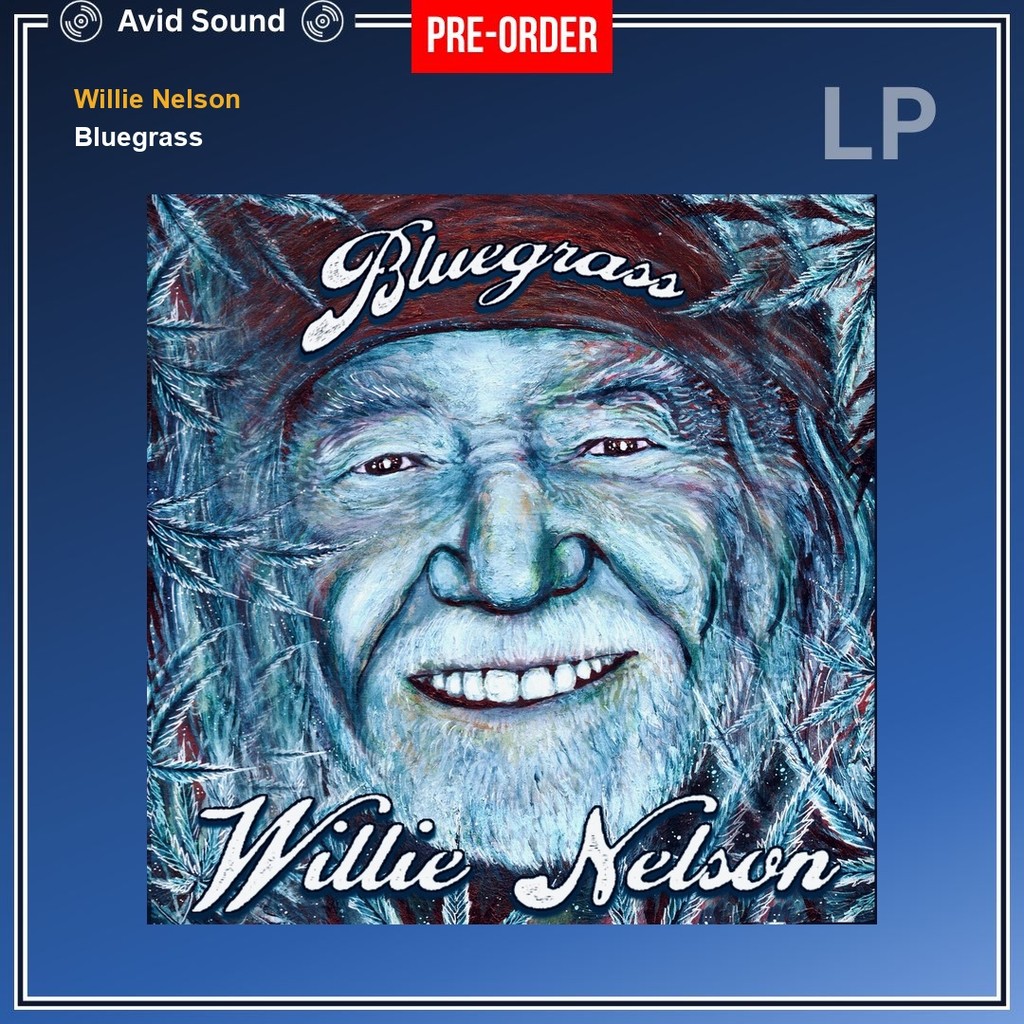 Pre-Order แผ่นเสียง Willie Nelson Bluegrass ใหม่ ซีล Willie Nelson Vinyl LP