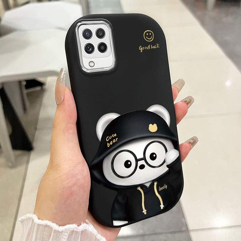 เคส ใช้ได้กับ Samsung A22 M22 M32 เคสลายการ์ตูนแพนด้า