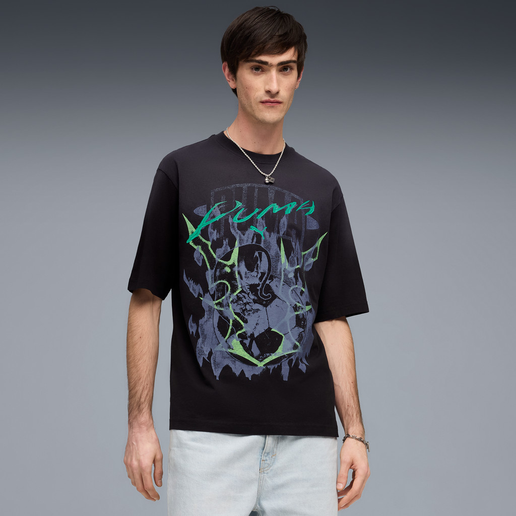 PUMA Prime/Select เสื้อยืดกราฟิก PUMATECH-X สำหรับผู้ชาย สีดำ - 63442201 — صورة 3
