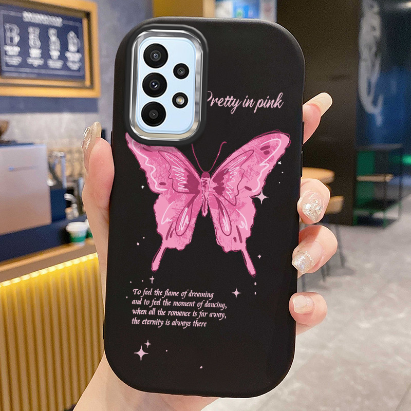 เคส ใช้ได้กับ Samsung A23 4G A23 5G เคสผีเสื้อน้อยน่ารัก