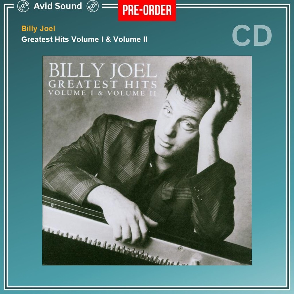 Pre-Order CD แผ่นซีดี Billy Joel Greatest Hits Volume I & Volume II ใหม่ ซีล Billy Joel CD
