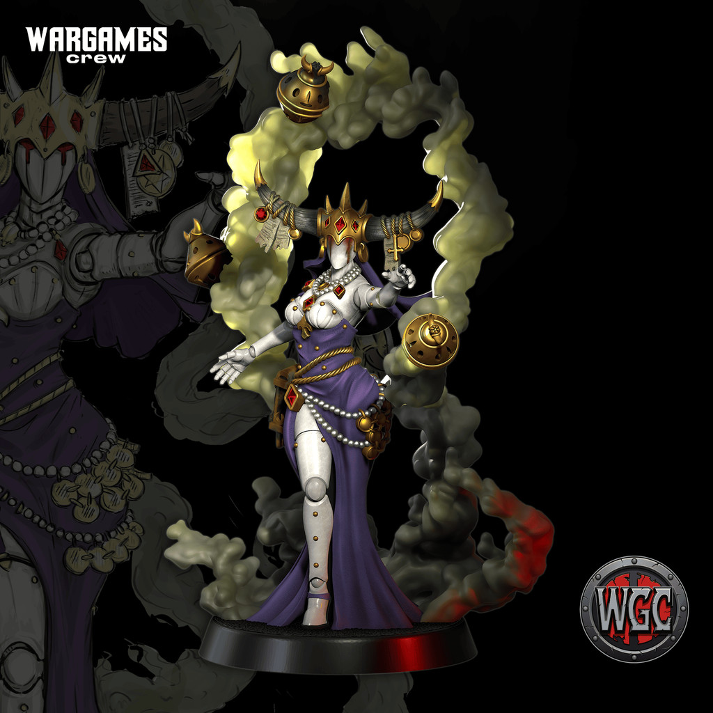 Suffocation Assessor Bomb-Witch trench crusade | Resin 3D Printed Miniature 32mm