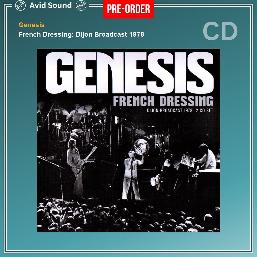 Pre-Order CD แผ่นซีดี Genesis French Dressing: Dijon Broadcast 1978 ใหม่ ซีล Genesis CD