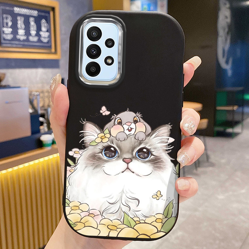 เคส ใช้ได้กับ Samsung A23 4G A23 5G เคสแมวน่ารัก
