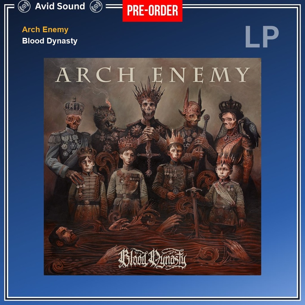 Pre-Order แผ่นเสียง Arch Enemy Blood Dynasty ใหม่ ซีล Arch Enemy Vinyl LP