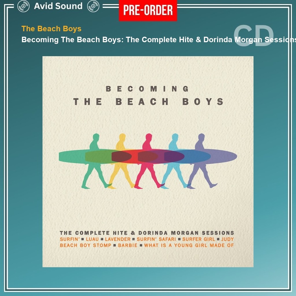 Pre-Order CD แผ่นซีดี The Beach Boys Becoming The Beach Boys The Complete Hite Dorinda Morgan Sessio