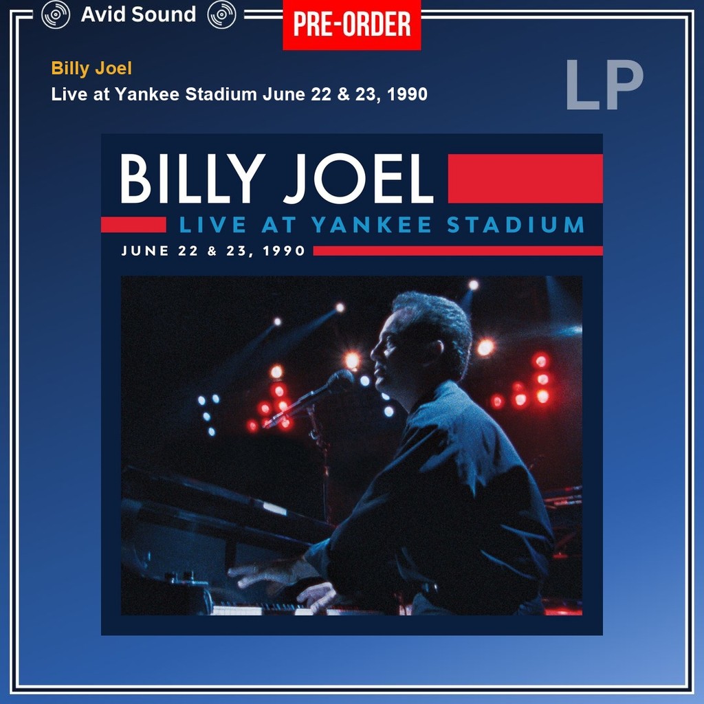 Pre-Order แผ่นเสียง Billy Joel Live at Yankee Stadium June 22 & 23, 1990 ใหม่ ซีล Billy Joel Vinyl L