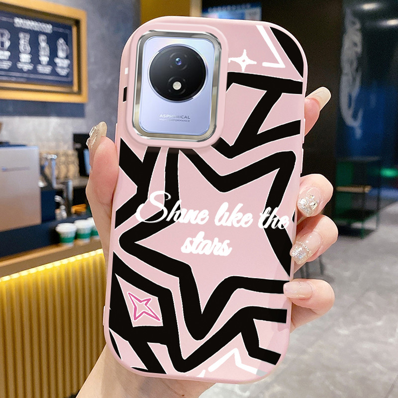 เคสใช้ได้กับ VIVO Y02 Y02a Y02t Y02s Y11 2023 เคส Little Star Soft Cover