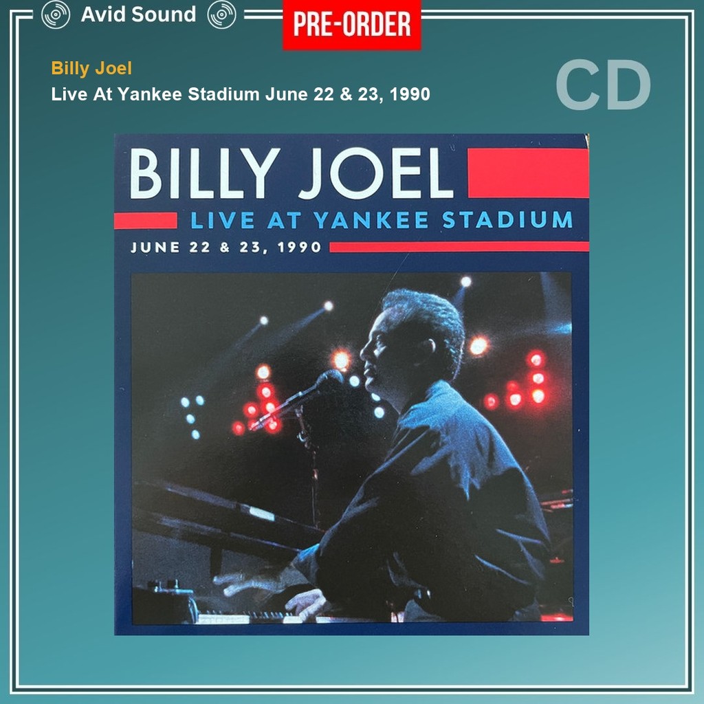 Pre-Order CD แผ่นซีดี Billy Joel Live At Yankee Stadium June 22 & 23, 1990 ใหม่ ซีล Billy Joel CD