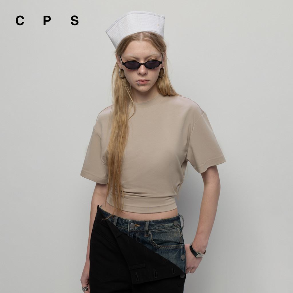 CPS เสื้อยืดเบสิกทรงหลวม ผู้หญิง RELAXED FIT TEE รุ่น C26PGWA012 (AW26#P1)