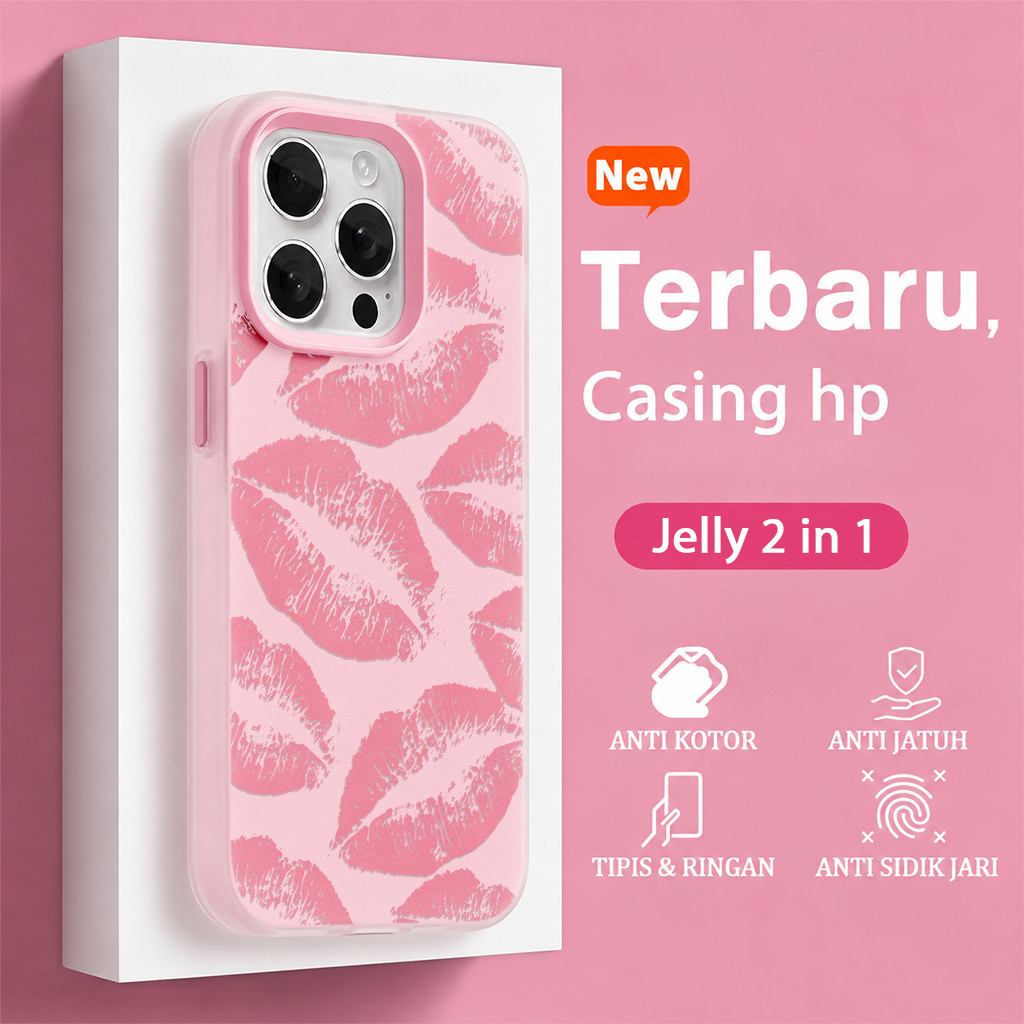 Kiss Jelly Candy 2 In 1 Casing Vivo Y05e Y500 Z11 T5 Z11X V60 Lite Y05 Y400 V70 Fe Y21D Iqoo Z10 Lit