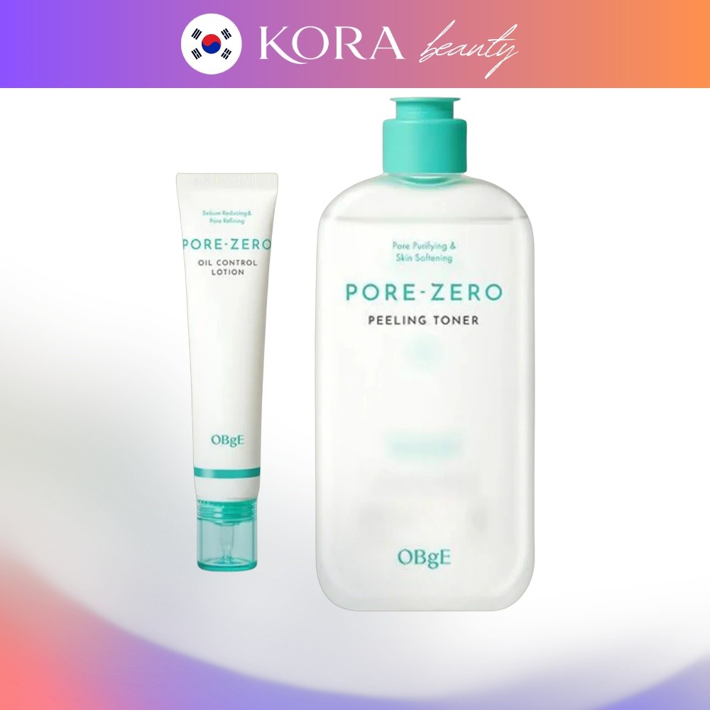 OBgE Pore Zero Toner & Lotion Set | ส่งจากเกาหลี