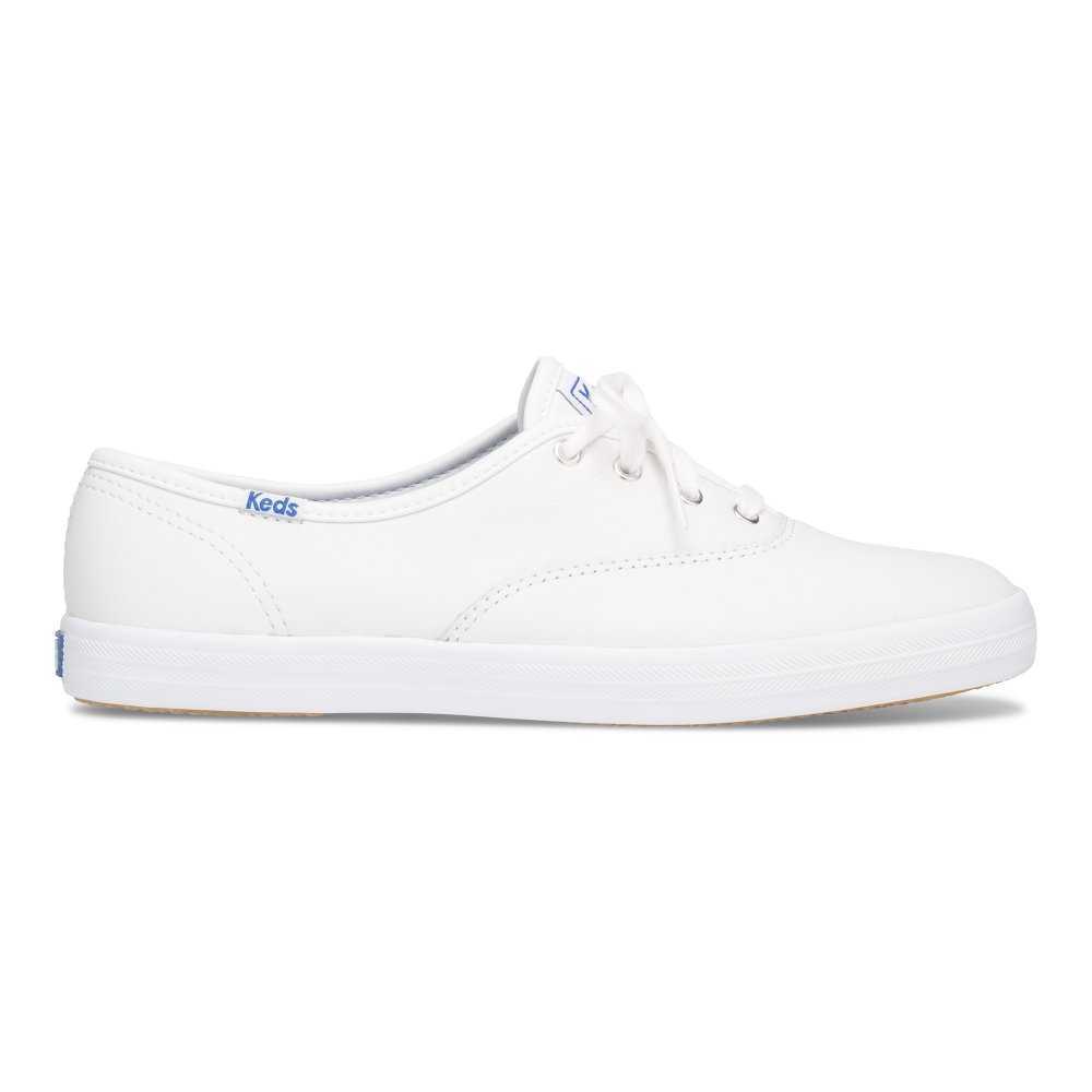 Keds รุ่น Champion Core Leather รองเท้าผ้าใบหนัง ผู้หญิง สี White - WH45750