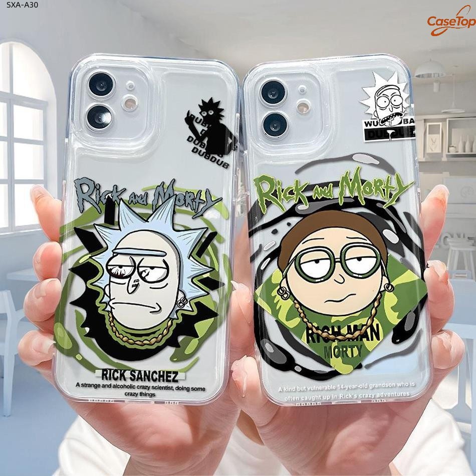 โปร่งใส เคส For Samsung Galaxy A73 A71 A56 A55 A54 A53 A52 A52S A51 A50 A50S A31 A30 A30S 4G 5G เคสซัมซุง Phone Case TK