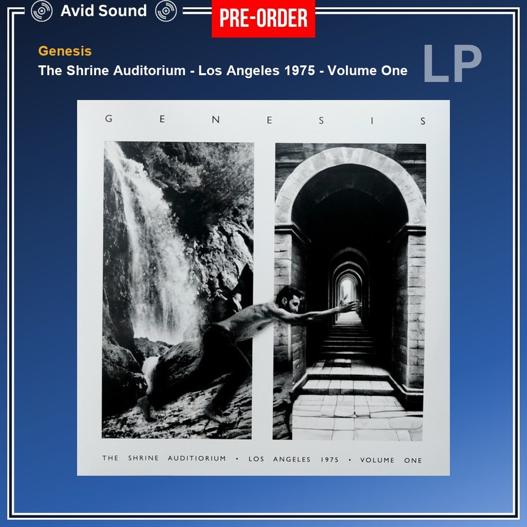 Pre-Order แผ่นเสียง Genesis The Shrine Auditorium - Los Angeles 1975 - Volume One ใหม่ ซีล Genesis V