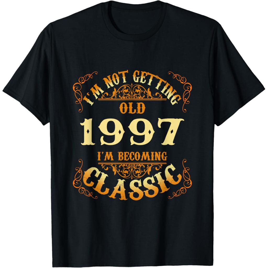 เสื้อยืดผ้าฝ้ายผู้ชาย 29th Birthday Legend Born ใน 1997 29 สําหรับปีเสื้อยืด