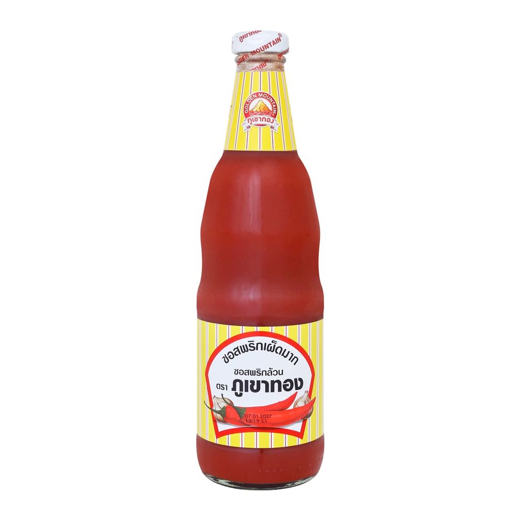 [สินค้าส่งด่วน] ภูเขาทอง ซอสพริกเผ็ดมาก 680 ก.