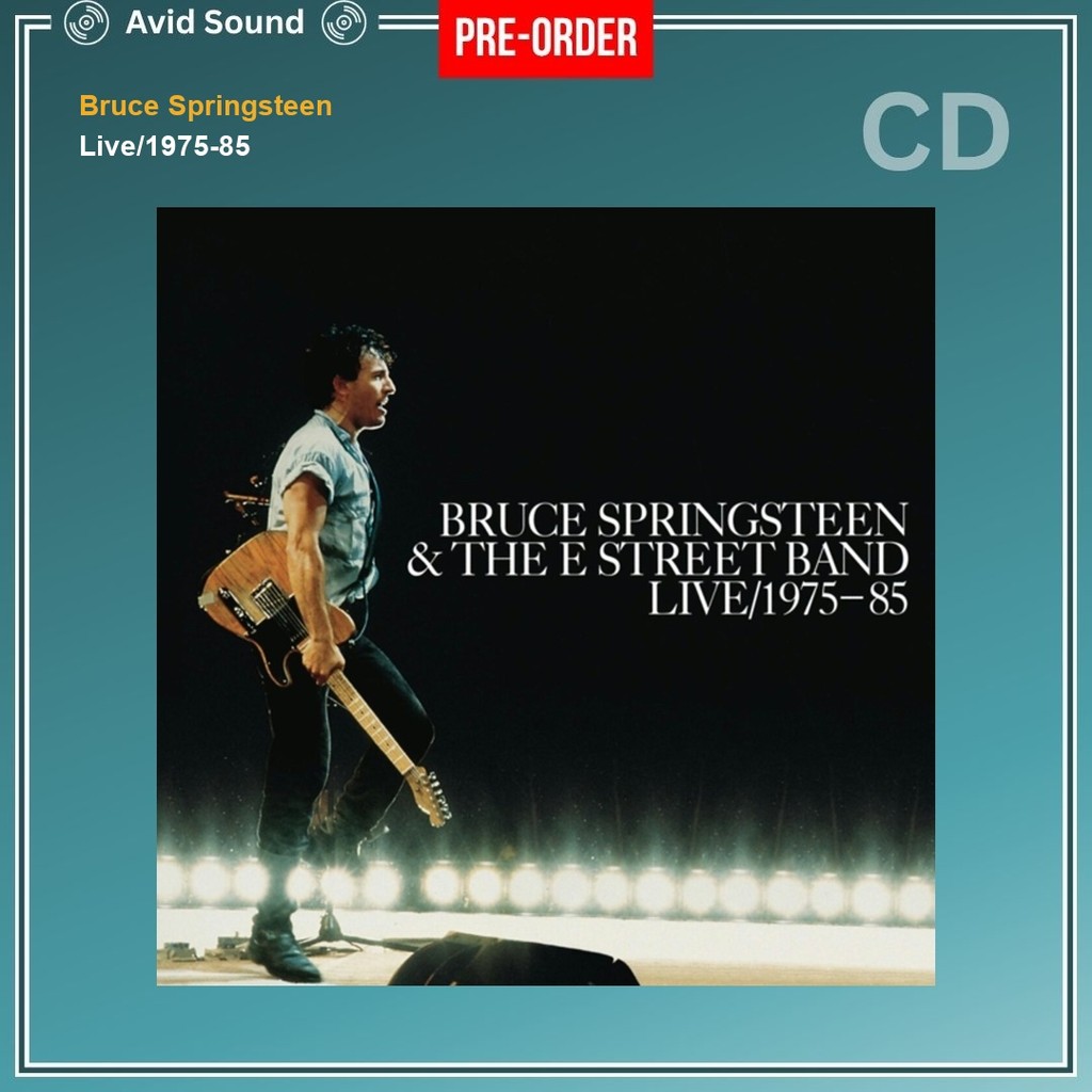 Pre-Order CD แผ่นซีดี Bruce Springsteen Live/1975-85 ใหม่ ซีล Bruce Springsteen CD
