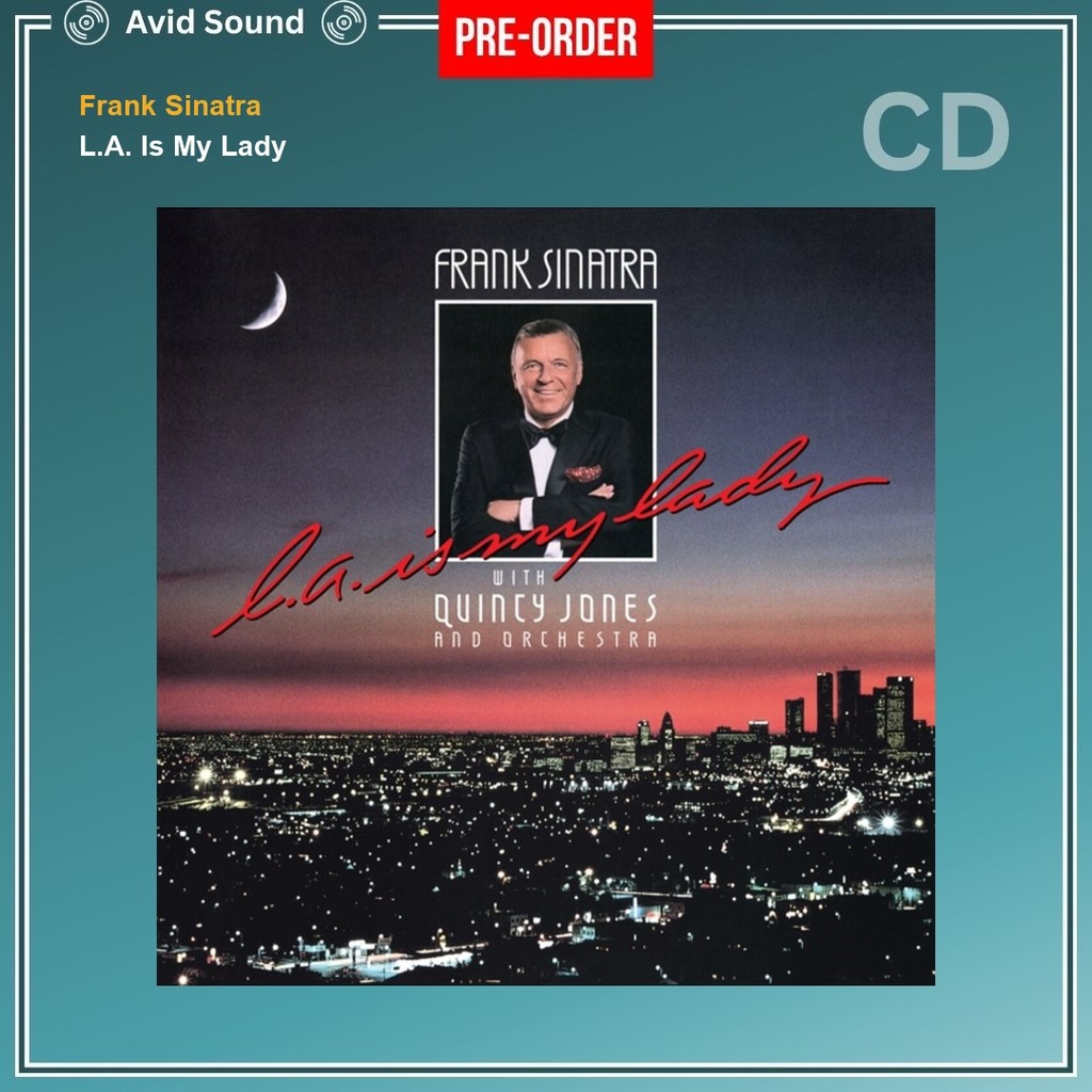 Pre-Order CD แผ่นซีดี Frank Sinatra L.A. Is My Lady ใหม่ ซีล Frank Sinatra CD