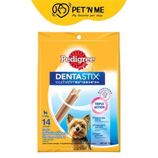 [จัดส่งจากคลัง] PEDIGREE เพดดิกรีเดนต้าสติกสำหรับสุนัขพันธุ์ตุ๊กตา 120กรัม [8851393000731]