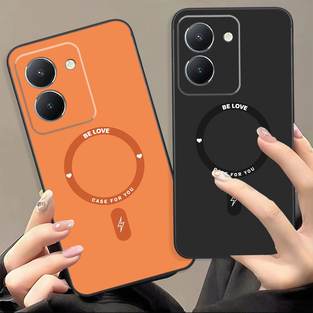 เคส Vivo Y36 / Y76 / Vivo Y78 / VIVO Y78 5G พิมพ์ลายวงกลมสีสวยเพื่อปกป้องกล้อง
