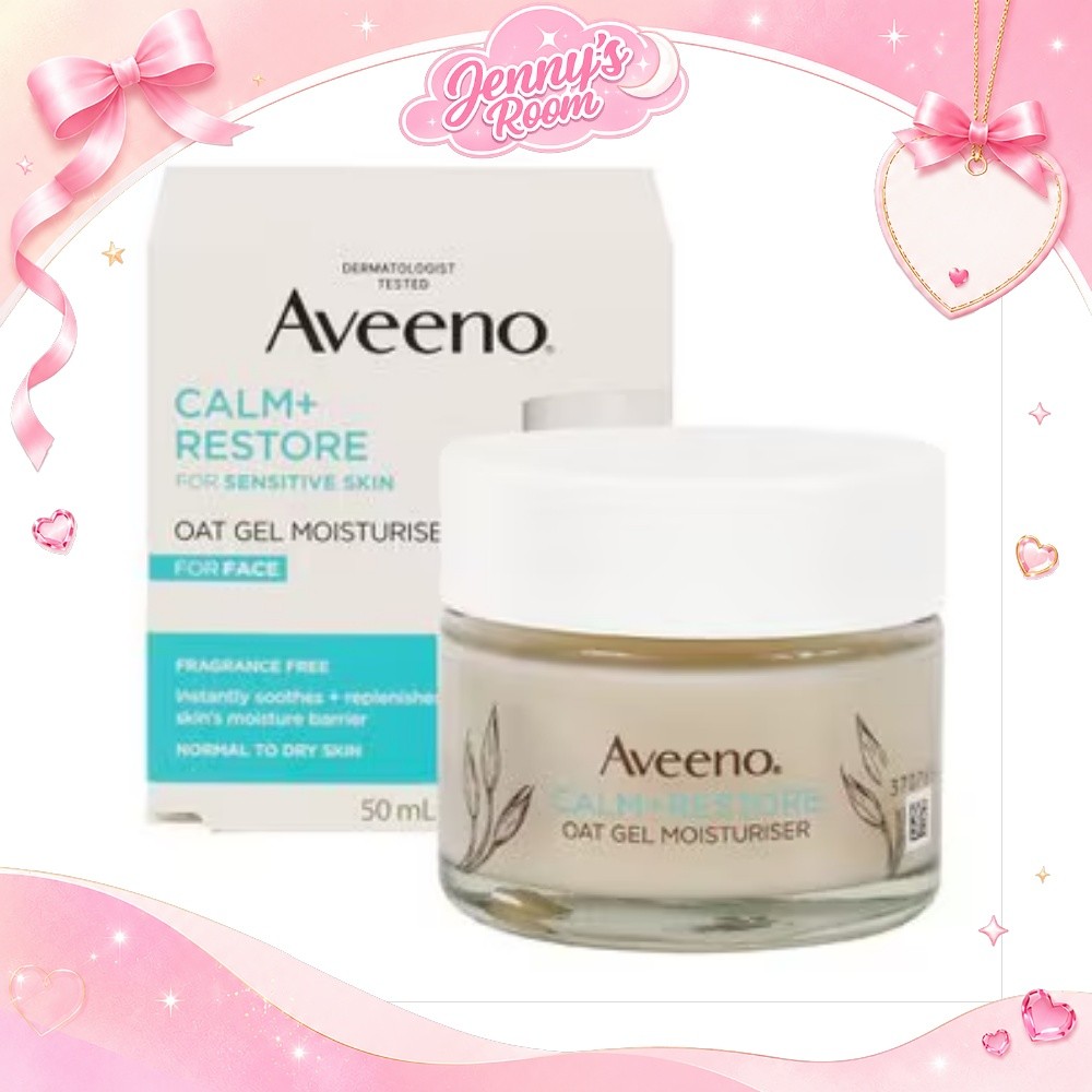 Aveeno Calm + Restore Oat Gel Moisturizer 50ml | มอยเจอร์ไรเซอร์บํารุงผิวหน้าน้ําหนักเบาสําหรับผิวแพ้ง่าย