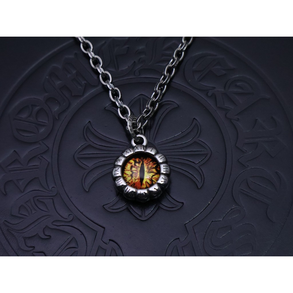 Dark Couple Rebellious Bible Thai Silver Gilt Necklace