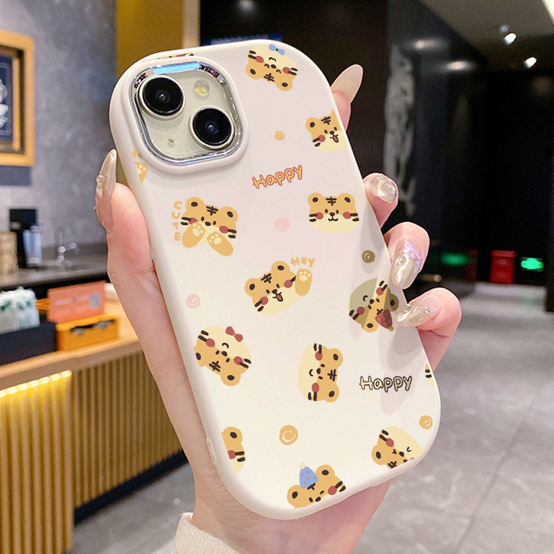 MHKETH เคสสำหรับ OPPO Find X8 5G เคสโทรศัพท์ลวดลายเสือน่ารัก - รูปที่ 4