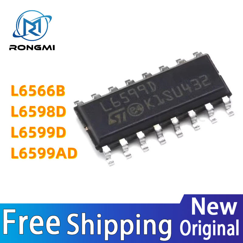 5 ชิ้น/ล็อต L6566B L6598D L6599AD L6599D L6566 L6598 L6599 SOP-16 LCD Board ทั่วไป IC ใหม่และต้นฉบับ