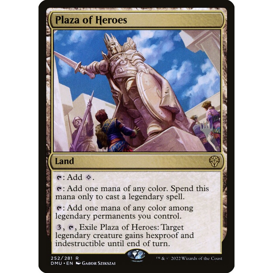 Plaza of Heroes การ์ด Magic the Gathering [MTG] ของแท้
