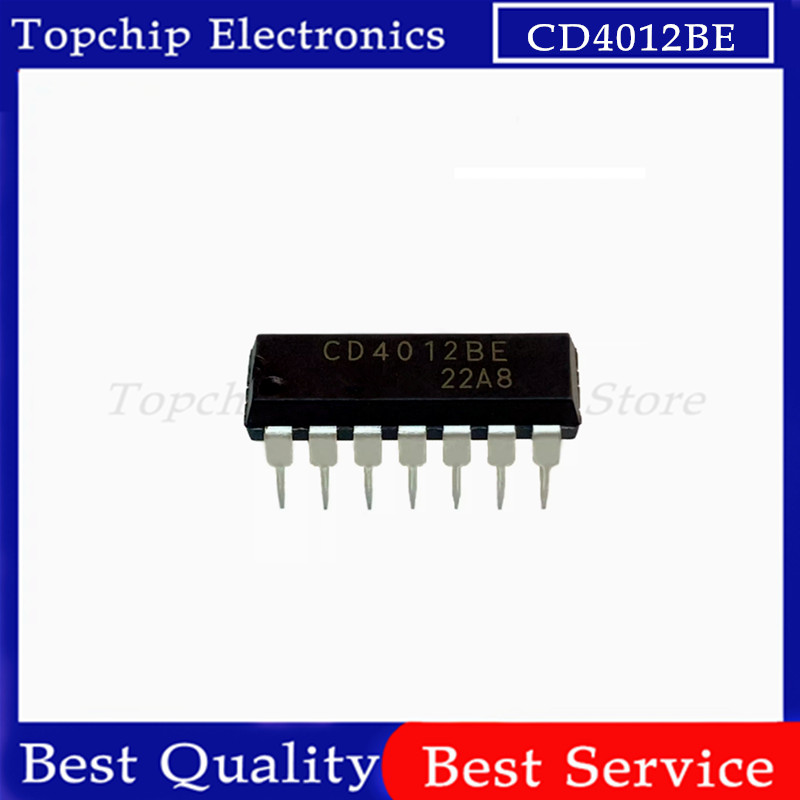 ยี่ห้อใหม่ 10pcs CD4001BE CD4011BE CD4012BE CD4013BE CD4016BE CD4024BE CD4025BE DIP-14 CD4001 CD4011