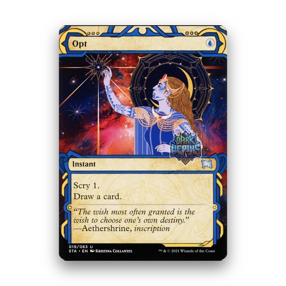 [MTG] Opt (Showcase) (#19) [STA] [BLUE] [UNCOM] | Magic the Gathering