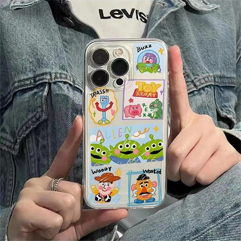 น่ารักToy StoryปลอกHp Samsung S26 Fe S26 Plus S25 Fe S26 Ultra S25/S24 S25 Plus S21 Fe S22 S23 Ultra