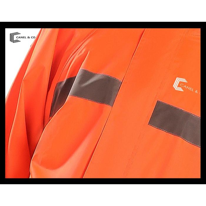 CANEL & CO เสื้อกันฝนสําหรับผู้ใหญ่สําหรับผู้ชาย/ผู้หญิง/Pinguin เสื้อกันฝน PVC และไนลอนหนา