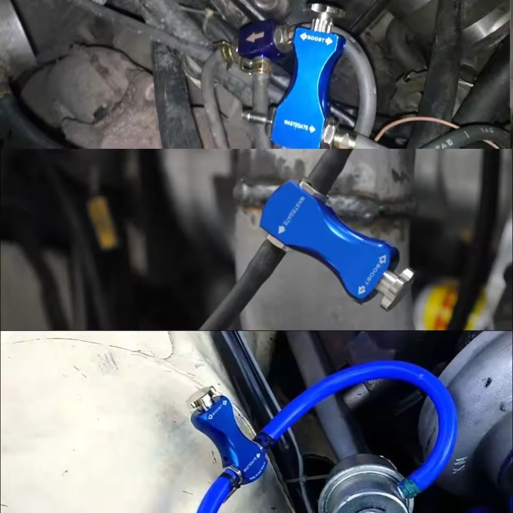 (ใหม่) อลูมิเนียม Turbo Boost Controller Pressurizes หมุนเวียน Turbo Manual Boost