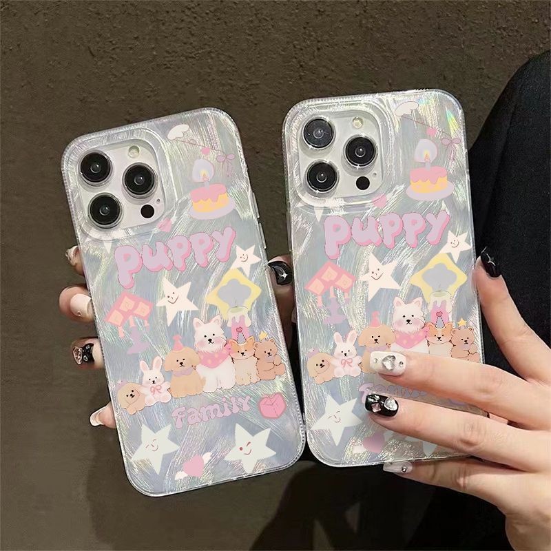 Dog Cake Star Soft Casing Hp Xiaomi 15T Pro M7 Plus C85 C71 X7 F7 Pro C75 C65 X5 12T X6 Pro 5G F6 M6