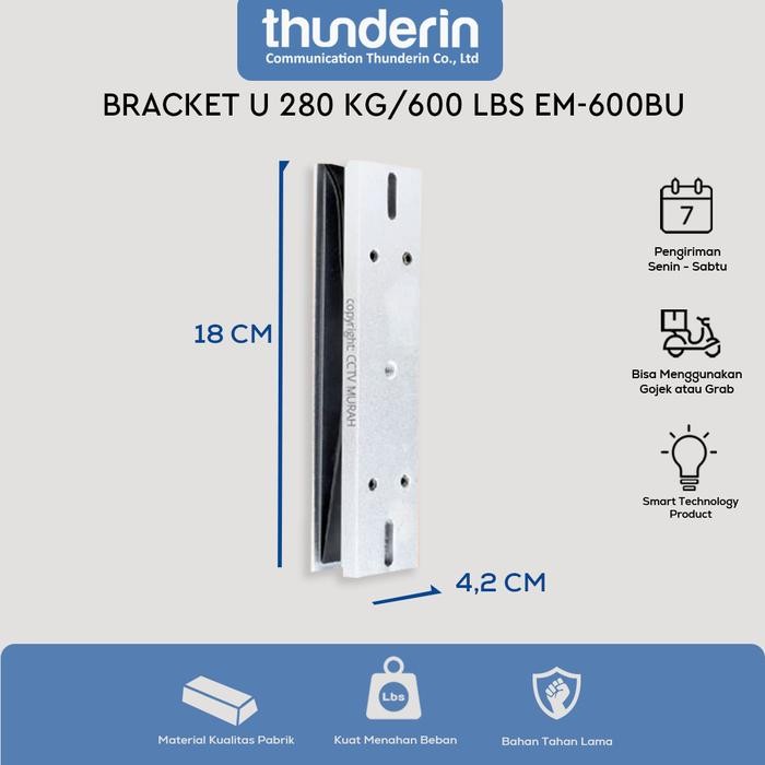 U EM LOCK ตัวยึดกระจก 600 LBS U BRACKET ZL 280KG กระจกเต็ม U ZL