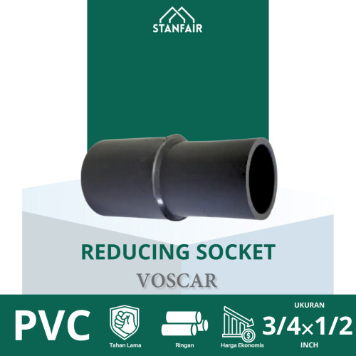 Voscar ถุงเท้าลด 3/4" x 1/2" / ถุงเท้า Vlok 3/4" x 1/2" / R ถุงเท้า 3/4 x 1/2 นิ้ว Voscar/