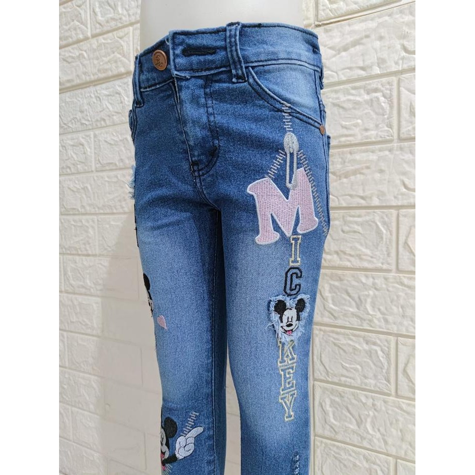 POLI QUALITY GIRLS JEANS/GIRLS JEANS/GOOD CHILDRENS POLY PANTS/กางเกง