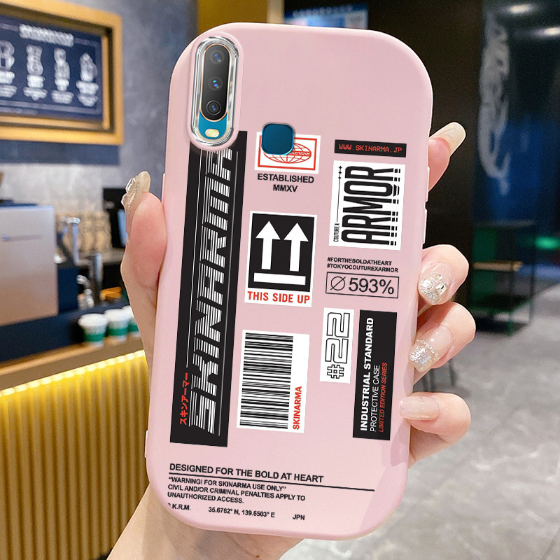 HPเคสโทรศัพท์สําหรับVIVO Y12 Y15 Y17 Y3 Y3s 2020 Y12i Y17s Y36i 5G G2 5GกรณีTradeยี่ห้อสีทึบเคสโทรศั