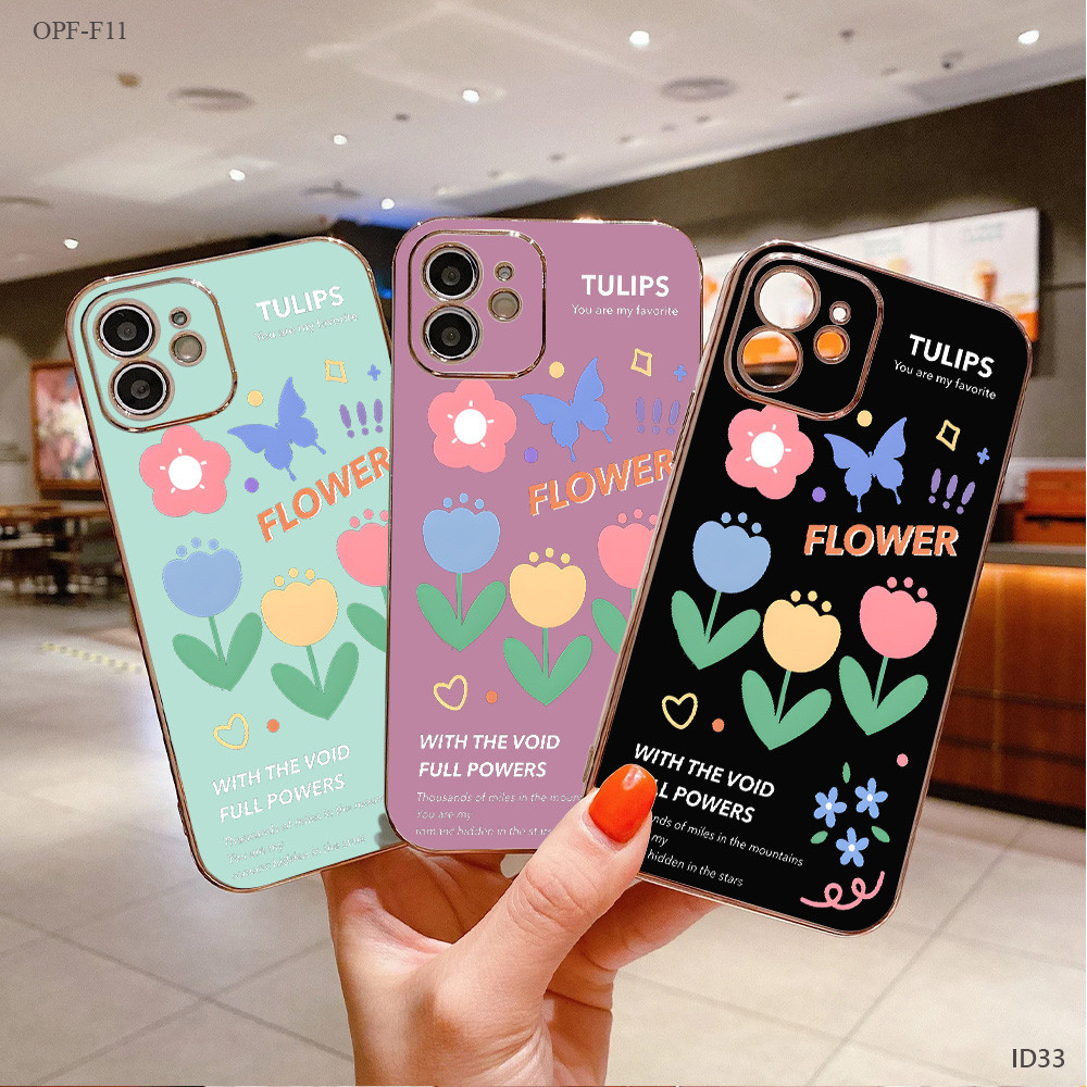 ปลอก Hp Untuk OPPO F11 F9 F7 F5 F1S Pro Youth Sofcase Cassing เคสโทรศัพท์ Soft Kesing ID33 A624 2243