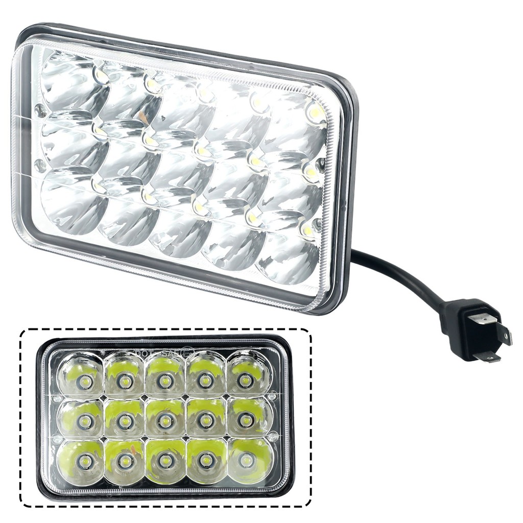 ลดล้างสต๊อก 4x6In LED Hi/Lo โปรเจคเตอร์ปิดผนึก Beam ไฟหน้าสําหรับ DRZ400SM DRZ400S DRZ400E